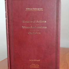 W. Shakespeare, Romeo și Julieta. Titus Andronicus. Coriolan, ediție bilingvă