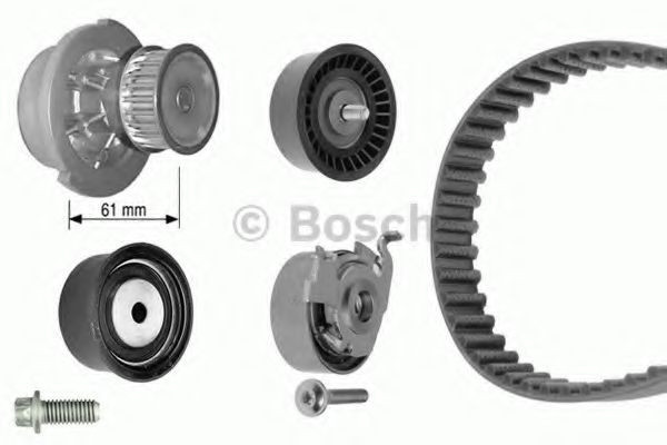 Set pompa apa + curea dintata OPEL ASTRA G Limuzina (F69) (1998 - 2009) BOSCH 1 987 948 738