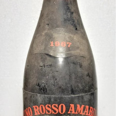 34 - VIN rosso amabile uve PRIMITIVO DEL BRINDISINO recoltare 1967 cl 72 gr 16,5