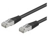 Patch cord negru SF/UTP Cat5e 50m, Goobay