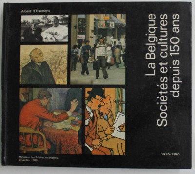 LA BELGIQUE , SOCIETES ET CULTURES DEPUIS 150 ANS, 1830- 1980 par ALBERT D &amp;#039; HAENENS , APARUTA 1980 foto