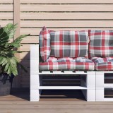 Cumpara ieftin Perne pentru paleți, 3 buc., roșu carouri, material textil