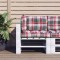 vidaXL Perne pentru paleți, 3 buc., roșu carouri, material textil