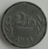 Moneda Belgia - 2 Francs 1944, Europa