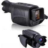 Monoclu Digital Profesional de Vanatoare cu Night Vision, Infrarosu, Zoom 5X, Ecran LCD, Negru