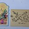 Lot 2 felicitari vechi romnesti anii 80, de Anul Nou, scrise