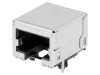 Soclu RJ45 8p8c Cat 5e Ecranat Aurit THT
