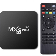 Mini PC TV Box Techstar® MXQ PRO, UltraHD 4K, Quad-Core 64 Bit. 4GB RAM, 32GB ROM, 5G Wireless, Ethernet, Android 10