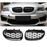 Grile frontal Rinichi pentru BMW E60 E61 diamond Style Nergu