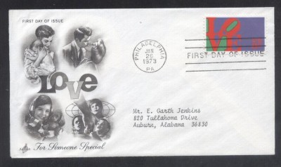United States 1973 Love FDC K.687 foto