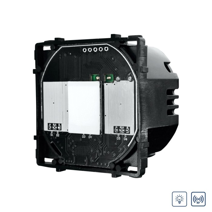 Modul Intrerupator Simplu cu Variator, RF433 cu Touch LUXION SmartElectro IntelligentHouse