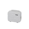 Valiza mica de mana Leziter TraveLux Voyager, capac dur, gri, 26x31x14 cm