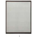 Cumpara ieftin Plasă insecte pentru ferestre tip rulou, maro, 130x170 cm