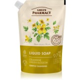 Green Pharmacy Celandine &amp; Linden Săpun lichid pentru m&acirc;ini rezervă 460 ml