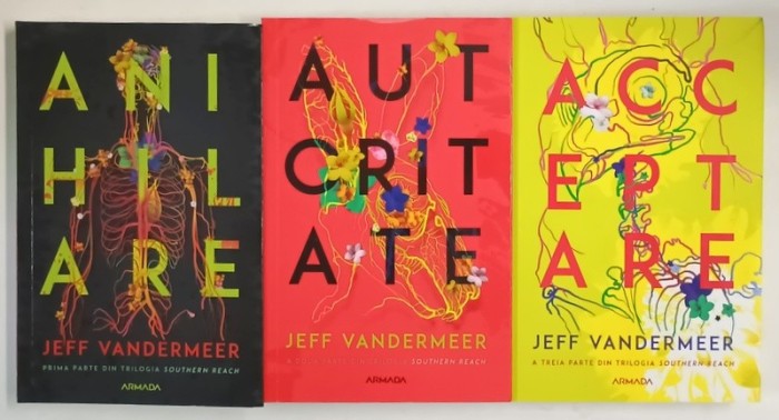 TRILOGIA SOUTHERN REACH , VOLUMELE I - III de JEFF VANDERMEER , 2020 *VOLUMUL III PREZINTA MICI DEFECTE