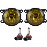 Set de proiectoare de ceata galbene cu sticla clara, potrivit pentru Nissan Note Pathfinder Navara Pixo Performance AutoTuning
