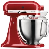 Mixer planetar Artisan Elegance KitchenAid 5KSM185PSEER 300 W, bol 4.8 L, Rosu