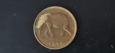 Belgia - Congo - 1 franc 1944. foto