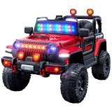 Mașină Electrică pentru Copii, Flippy, Off-Road, Conectare Bluetooth, telecomandă, Tracțiune Integrală, Lumina Intermitenta, Baterie 12V 7Ah, 120x63x6