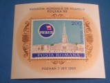 A11 TX3 6 - 1993 - Expozitia mondiala de filatelie Polska93 - colita dantelata, Posta, Nestampilat