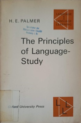 THE PRINCIPLES OF LANGUAGE. STUDY-H.E. PALMER-252852 foto
