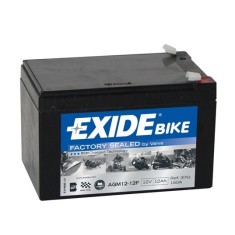 Baterie moto 12V 12Ah (AGM 12-12F) AGM fara mentenanta (sigilata) Exide - maintenance free
