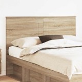 vidaXL Tăblie cap cu headboard Stejar Sonoma 140 cm Lemn compozit 887640