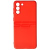 Husa Silicon Samsung Galaxy S21 Plus, High Copy, Rosu - Protectie Premium