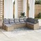 vidaXL Set de canapele pentru grădină 8 pcs Bej Rattan poli 3346840