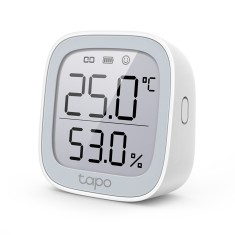 SENZOR SMART de temp si umiditate TP-LINK, necesita hub Tapo H100 ptr functionare,programare prin smartph aplic Tapo,display 2.7&quot; E-ink, 2xbaterii AAA