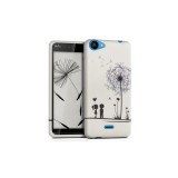 Husa pentru Wiko Rainbow Jam, Silicon, Alb, 35124.02