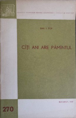 CATI ANI ARE PAMANTUL-EMIL I. POP-244096 foto