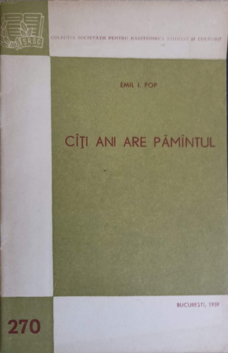 CATI ANI ARE PAMANTUL-EMIL I. POP-244096
