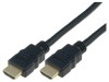 Cablu HDMI 2.0 Digitus High Speed + Ethernet, 3m, Aurit, Negru