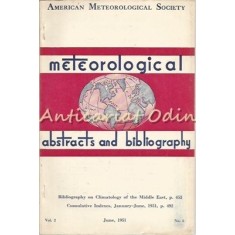 Meteorological Abstracts And Bibliography - Nr.: 6