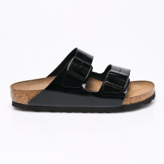 Papuci Birkenstock Arizona Black Patent 1005292 1005292-Pat.Black