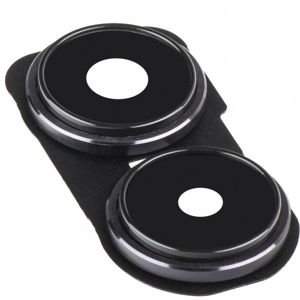 Geam Camera Spate Xiaomi Redmi Note 13 Pro 5G, Wide + Macro, cu Rama, Negru