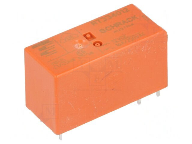 Releu Electromagnetic SPST-NO 12V DC 16A 250V AC THT