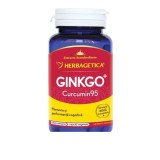 Ginkgo Curcumin 95 Herbegetica 60cps, Herbagetica