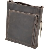 Greenwood&reg; Bree: Geanta de umar / borseta barbati din piele naturala, 28x30x7 cm