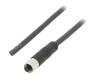 Conector M5 Mamă 3 Pini IP67 BINDER, Montare pe Cablu, Tensiune 60V, Curent 1A