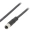 Conector M5 mamă 3-PIN IP67