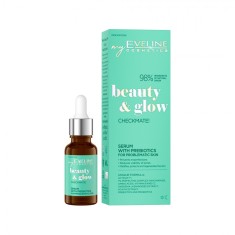 BEA25-100 Serum de fata matifiant cu probiotice Eveline Beauty&amp;Glow 18 ml