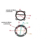 Set garnituri cilindru compresor 90mm 2090 B-ACS2090