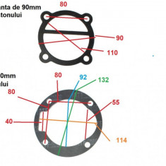 Set garnituri cilindru compresor 90mm 2090 B-ACS2090