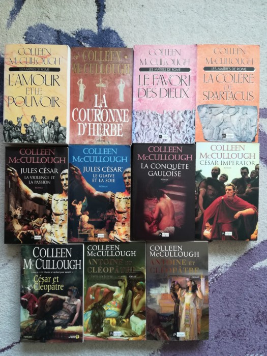 COLLEEN MCCULLOUGH - Les Maitres de Rome, seria completa, 11 vol. (franceza)