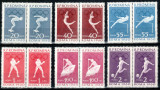 Romania 1960, LP 499, Jocurile Olimpice Roma II, seria in pereche, MNH!, Sport, Nestampilat