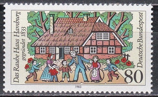 Germania 1983 - 150 de ani de la &icirc;nființarea &bdquo;Das Rauhe Haus&rdquo; din Hamburg, MNH