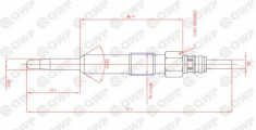 Bujie incandescenta VW POLO (9N) (2001 - 2012) QWP WGP100 foto