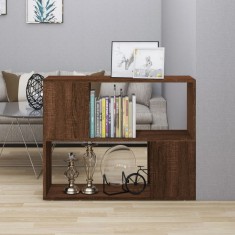 vidaXL Bibliotecă/Separator de cameră, stejar maro, 80x24x63 cm